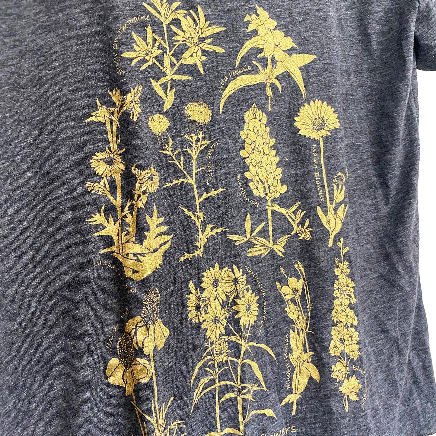 Texas Wildflowers Printed T-shirt