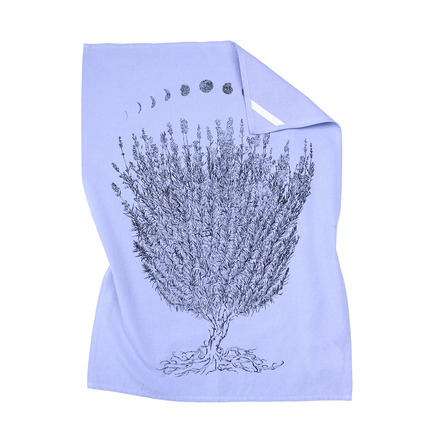 Lavender botanical artisan towels set