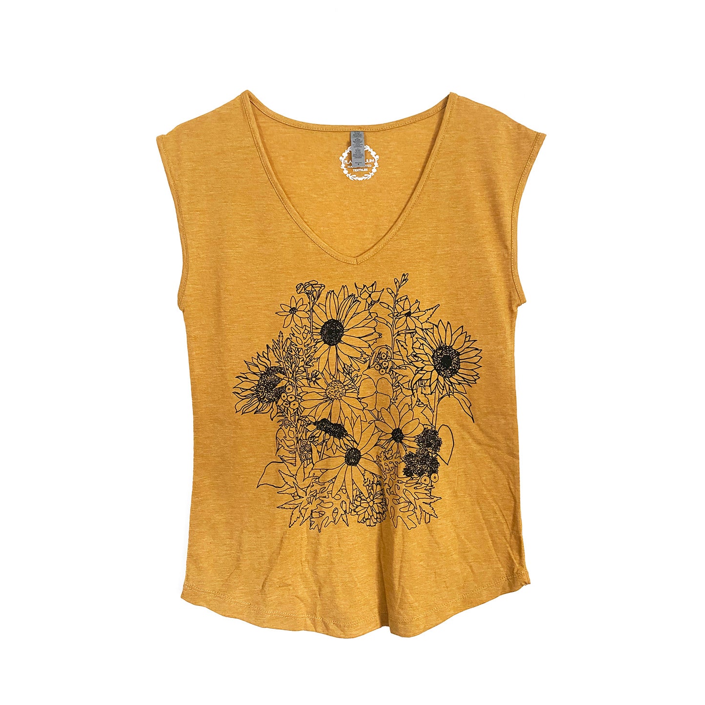 Golden Sunflowers V Top